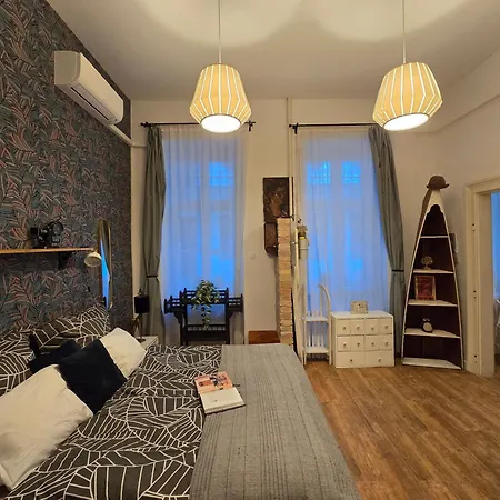 Apartament Quiet 2br, 2ba, Ac &central Gem Free Parking Budapesta