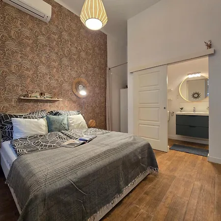 Quiet 2br, 2ba, Ac &central Gem Free Parking Daire Budapeşte